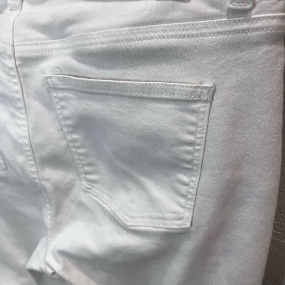 Talbots flawless five pocket jegging white denim size 10 - Picture 10 of 16